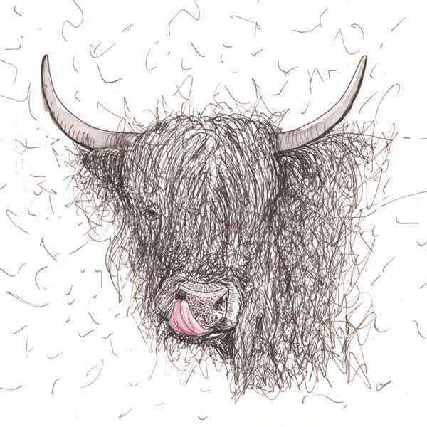 Notecard - Cheeky Cow