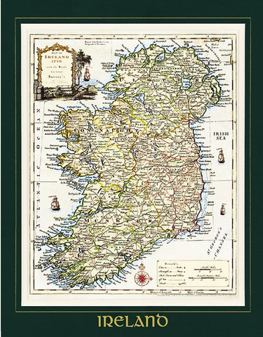 Map - Ancient Map of Ireland