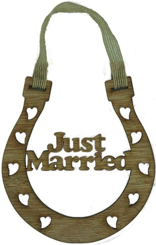 Wedding Horseshoe - Just Married