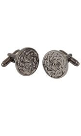 Black Chrome Celtic Cuff Links