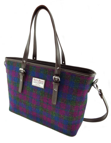 Harris Tweed Satchel - Spey