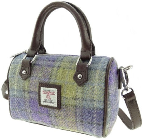 Harris Tweed Mini Bowling Handbag - Kilbride