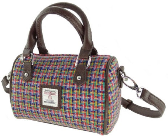 Harris Tweed Mini Bowling Handbag - Kilbride