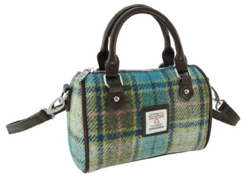 Harris Tweed Mini Bowling Handbag - Kilbride