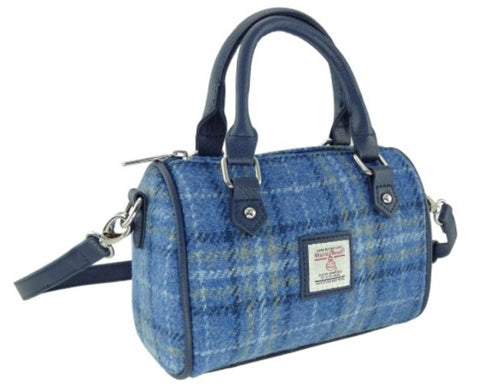 Harris Tweed Mini Bowling Handbag - Kilbride