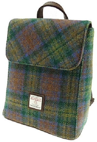 Harris Tweed Mini Backpack - Tummel