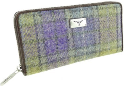 Harris Tweed Zip Wallet - Staffa