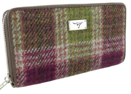 Harris Tweed Zip Wallet - Staffa