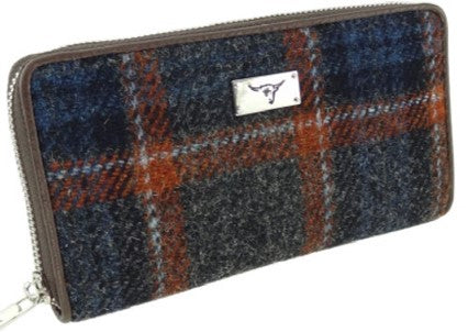 Harris Tweed Zip Wallet - Staffa