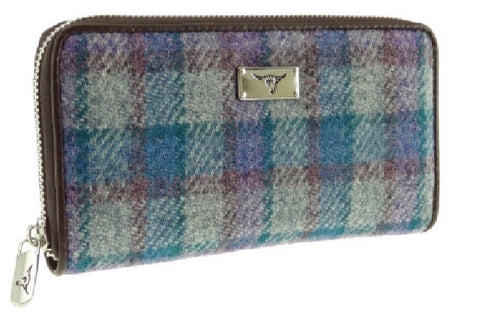 Harris Tweed Zip Wallet - Staffa