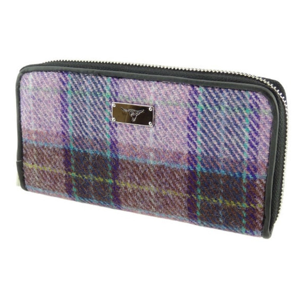 Harris Tweed Zip Wallet - Staffa