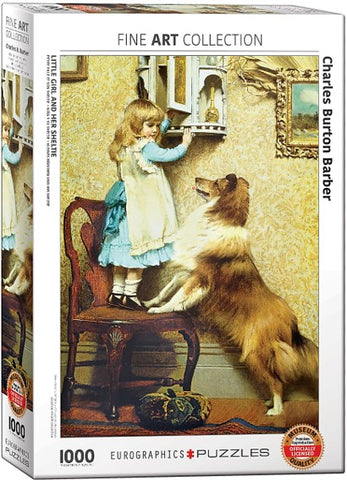Puzzle - Little Girl and Her Sheltie