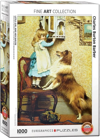 Puzzle - Little Girl and Her Sheltie