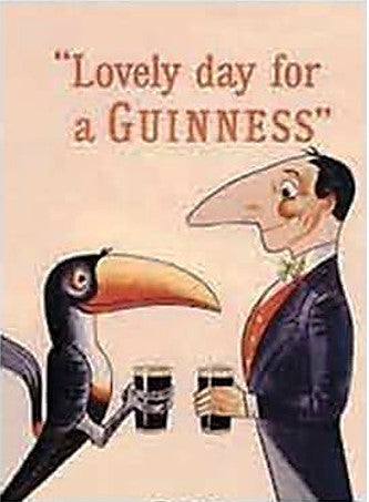 Fridge Magnet - "Lovely day for a Guinness"
