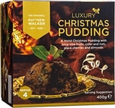Christmas Pudding - Matthew Walker's Luxury 400g