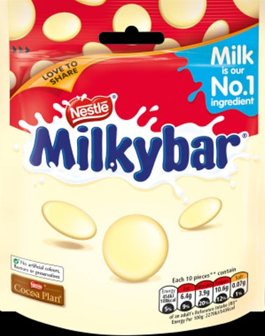 Chocolate - Nestle Milkybar Buttons Sharing Pouch