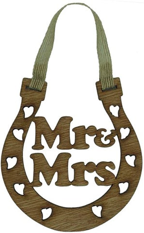 Wedding Horseshoe - Mr. & Mrs.
