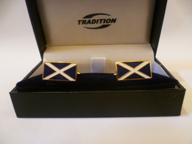 Cuff Links - Saltire Scotland