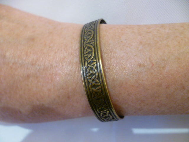 Celtic Knot Bronze Bangle