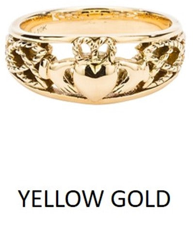 Claddagh Small Ring - 10k, 14k, or 18k Gold - Please Contact us for Pricing