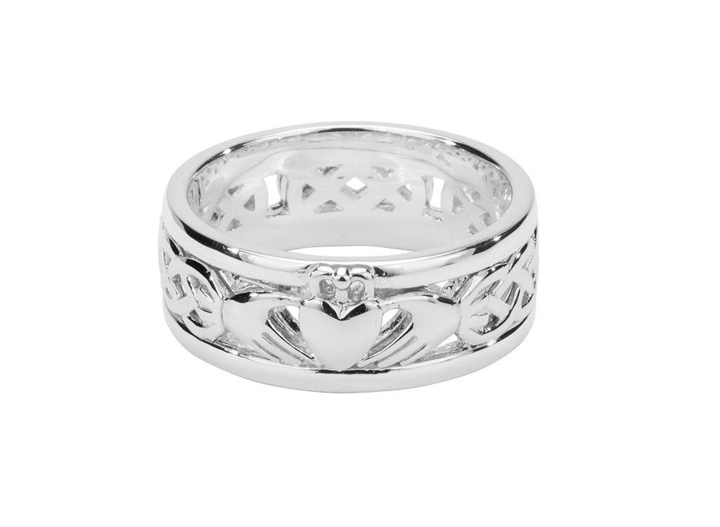 Claddagh Ring - Sterling Silver Band