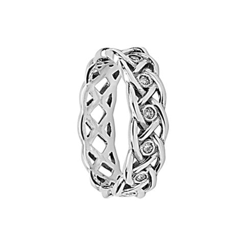 Ceres Cubic Zirconia Ring - Sterling Silver