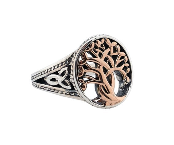 Tree Of Life - Sterling Silver & 10k Rose Gold