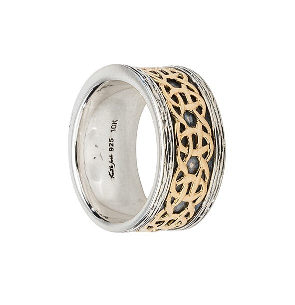 Scavaig Ring - Sterling Silver & 10k Gold
