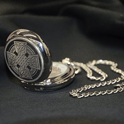 Pocket Watch - Celtic Cross