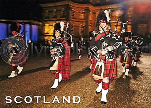 Fridge Magnet - Scotland Pipers