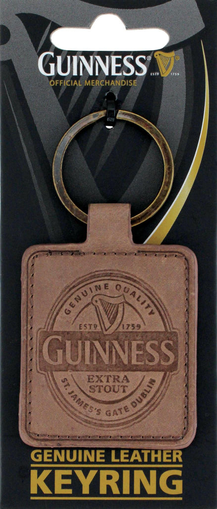 Guinness Leather Key Ring
