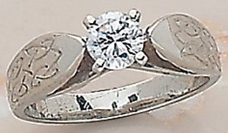 Ring - Celtic Gold & Diamond Engagement  - Please Contact us for Pricing