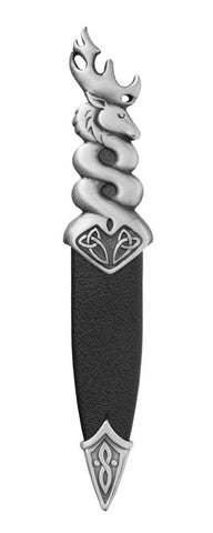 Glenfinnan Stag Matte Pewter Sgian Dubh