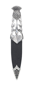 Ryan Thistle Pewter Sgian Dubh - Matte or Polished