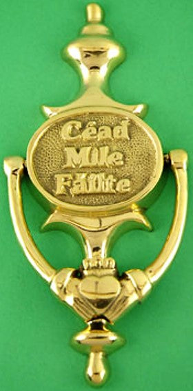 Door Knocker - Classic Claddagh Cead Mile Failte