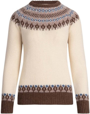 Ladies Fairisle Crew Neck Sweater