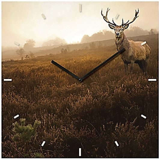 Wall Clock - Stag In The Mist
