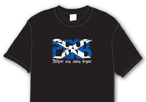 T-Shirt - Scotland Where My Story Began