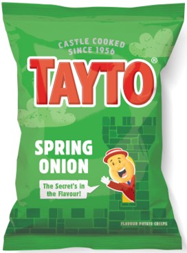 Tayto Spring Onion Crisps - PAST BEST BEFORE