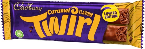 Chocolate - Cadbury Twirl Caramel flavoured