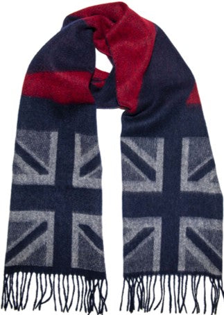 Scarf - Union Jack Classic 100% Brushed Lambswool