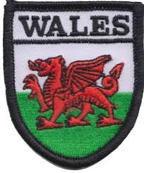 Embroidered Badge - Wales Shield