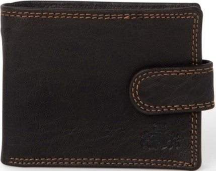 Wallet - Leather by Rowallan of Scotland - Black