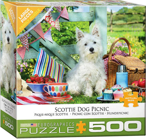 Puzzle - Scottie Dog Picnic