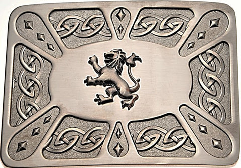 Kilt Buckle - Zoomorphic Lion Antique