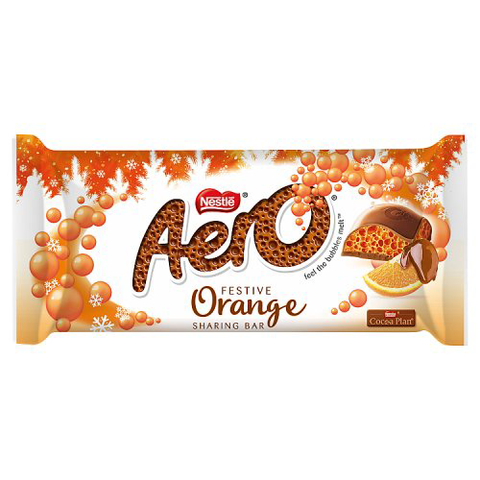 Chocolate - Nestle Aero Intense Orange Sharing Bar - Past Best Before