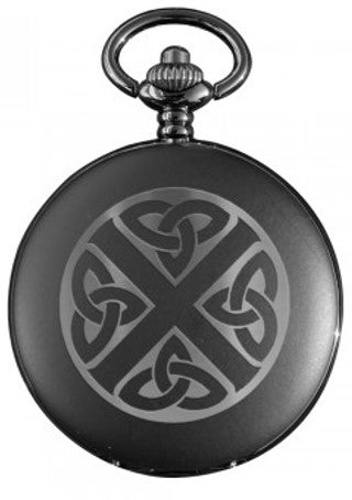 Pocket Watch - Black Celtic