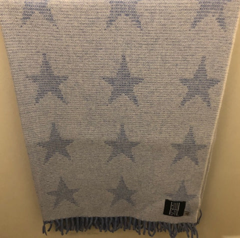Baby Blanket - Blue Stars