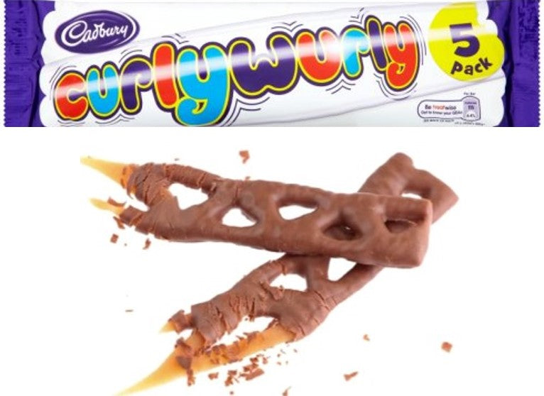 Chocolate - Cadbury Curly Wurly 5 Pack