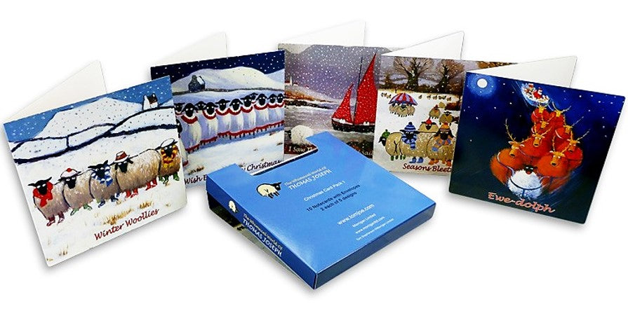Christmas Cards Pack - Set 1 By Thomas Joseph
